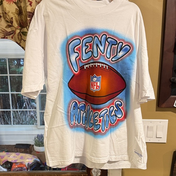 Mitchell & Ness Other - Mitchell & Ness White and Blue Graphic T-Shirt